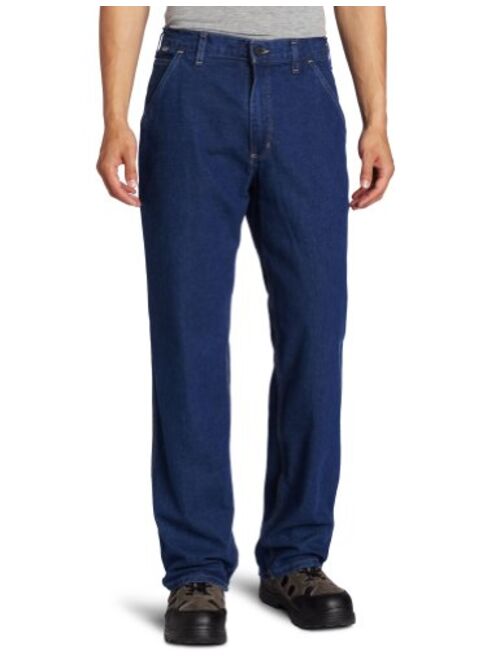 Carhartt Men's Flame Resistant Signature Denim Dungaree