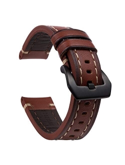 Quick Release Watch Bands18mm 20mm 22mm 24mm Genuine Leather Watch Strap Band