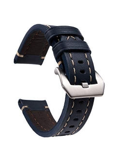 Quick Release Watch Bands18mm 20mm 22mm 24mm Genuine Leather Watch Strap Band