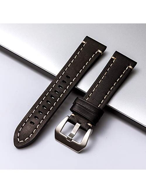 Quick Release Watch Bands18mm 20mm 22mm 24mm Genuine Leather Watch Strap Band