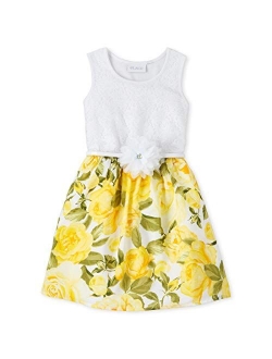 Girls' Sleeveless Tutu Pleated Dress