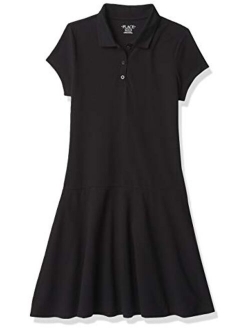 Girls' Uniform Pique Polo Dress