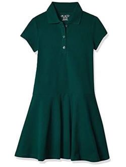 Girls' Uniform Pique Polo Dress