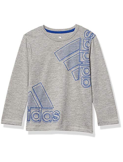 adidas Boys' Stay Dry Moisture-Wicking Aeroready Long Sleeve T-Shirt