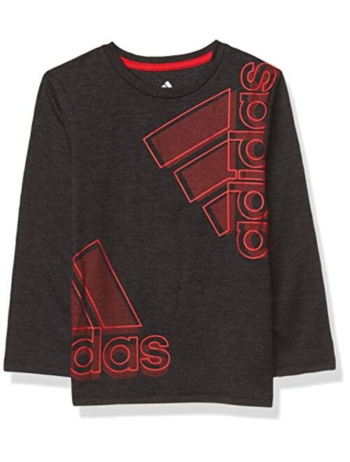 adidas Boys' Stay Dry Moisture-Wicking Aeroready Long Sleeve T-Shirt