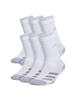 Kids-boy's/Girl's Cushioned Angle Stripe Crew Socks (6-pair)