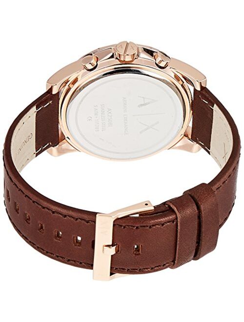 Armani Exchange Men's AX2508 Brown Leather Watch