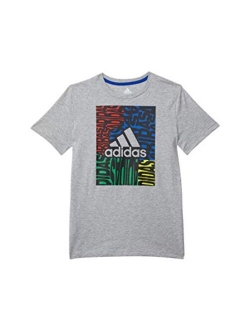 Boys' Short Sleeve Cotton Jersey Logo T-Shirt Tee