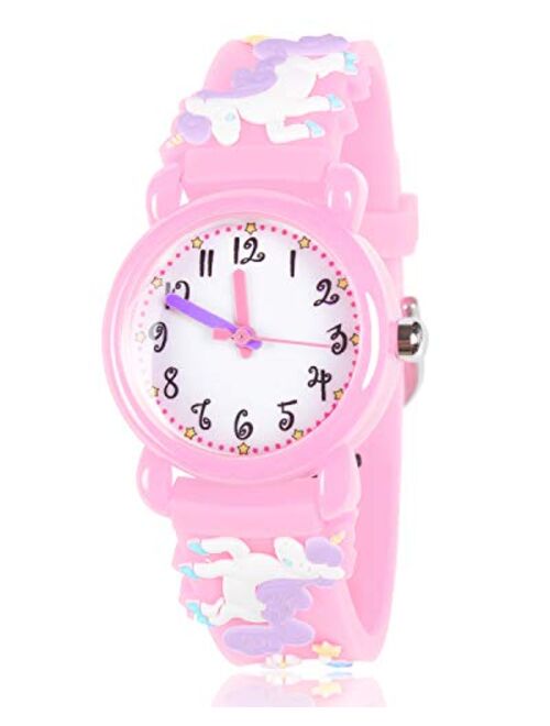 ATIMO 3D Cartoon Waterproof Watches for Girls and Boys - Gifts for Kids