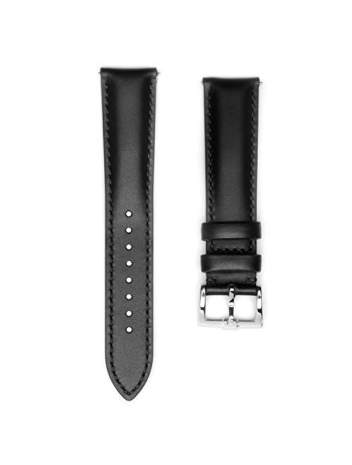 Top Grain Leather Watch Bands Quick Release Watch Strap 18mm 20mm 22mm Watch Band Men Women, Elegant Replacement Leather Band for Watch & Smartwatch