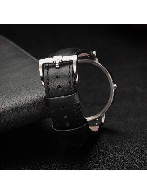 Top Grain Leather Watch Bands Quick Release Watch Strap 18mm 20mm 22mm Watch Band Men Women, Elegant Replacement Leather Band for Watch & Smartwatch