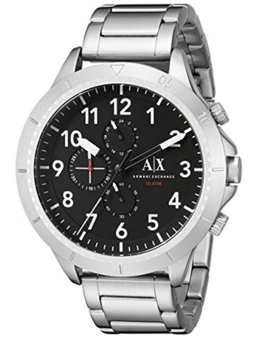 Armani Exchange Men's AX1750 Silver Watch