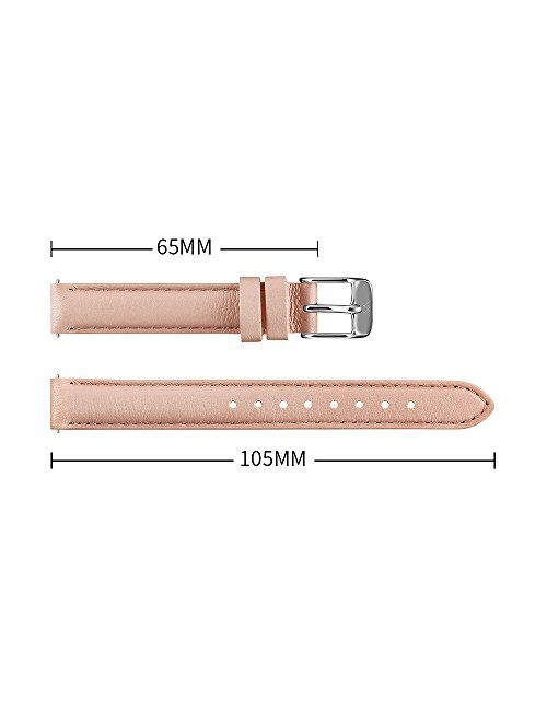 Welly Merck Interchangeable Italian Leather/Mesh Strap Quick Release Band 12mm for Women