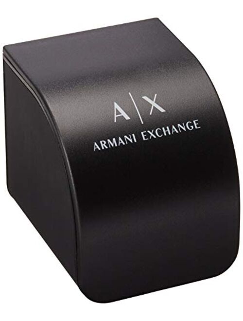 Armani Exchange Men's Fitz Black Stainless Steel Bracelet Watch 44mm AX2802