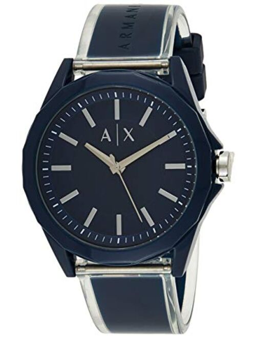 Armani Exchange Quartz Watch with Plastic Strap AX2631