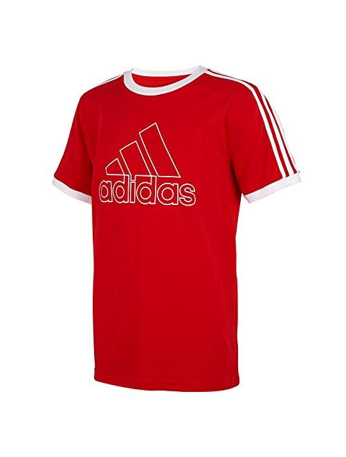 Adidas Black Cotton Short Sleeves t shirt