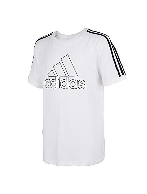 Adidas Black Cotton Short Sleeves t shirt