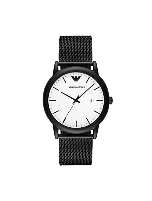 Emporio Armani Men's Three-Hand Dress Watch With Quartz Movement