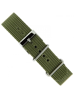 Nylon Strap Watch Band Long for Timex Weekender 11" Length