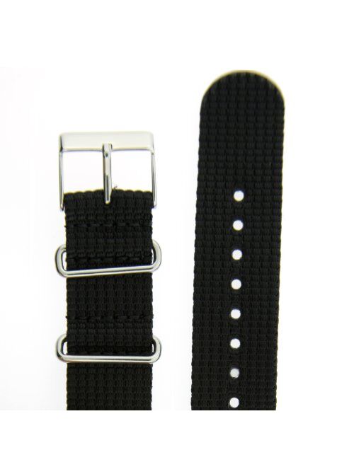 Nylon Strap Watch Band Long for Timex Weekender 11" Length