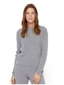 State Cashmere Women’s 100% Pure Cashmere Knitted Loungewear • Add Both to Cart for Set