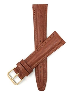 Bandini Leather Watch Band Strap - Semi Glossy - 5 Colors - 12mm, 14mm, 16mm, 18mm, 20mm (Also Comes in Extra Long, XL)