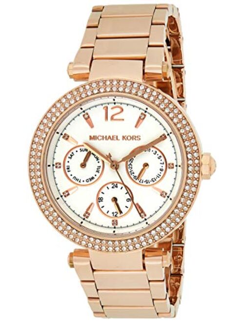 Michael Kors Women's Parker Rose Gold Tone Stainless Steel Watch MK5781