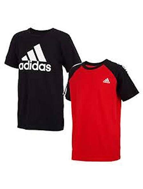 adidas Youth Boy's Short Sleeve 2 Pack T-Shirt Set