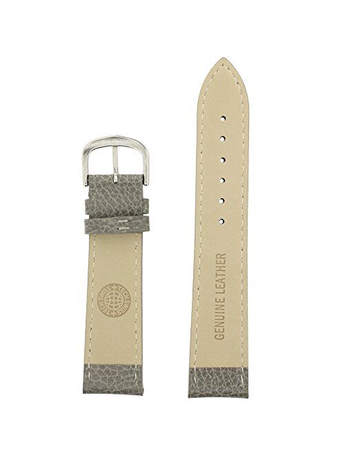 Watch Band Genuine Leather Grey18 millimeters