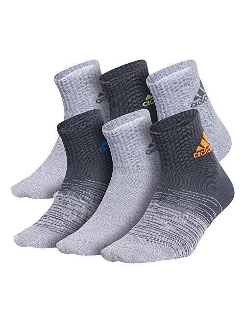 adidas Boys Kids-boys/Girls Superlite Quarter Socks (6-pair)