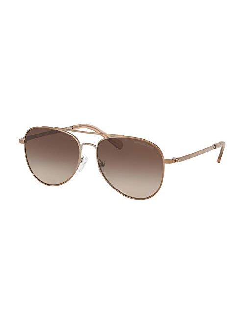 Michael Kors MK1045 SAN DIEGO Aviator Sunglasses For Women+FREE Complimentary Eyewear Care Kit