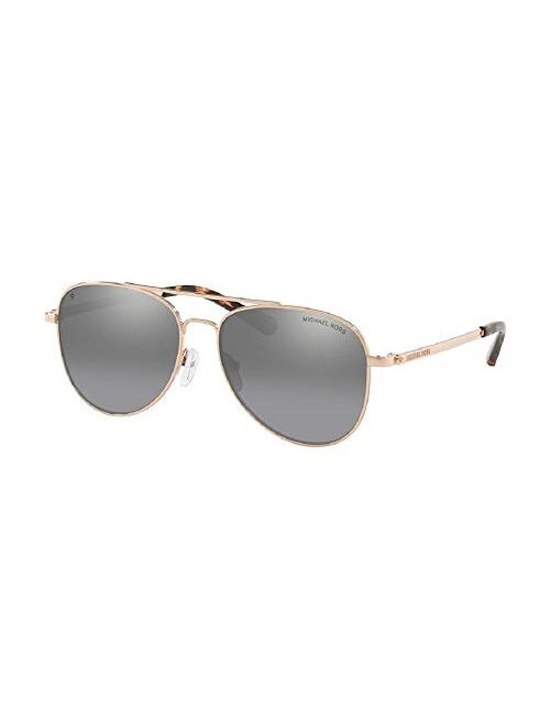 Michael Kors MK1045 SAN DIEGO Aviator Sunglasses For Women+FREE Complimentary Eyewear Care Kit