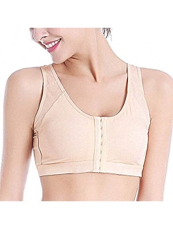 YAG Newest Women Posture Corrector Sports Bra Back Support Wireless Shockproof Fitness Brassiere Promotion 2.27 (Color : White, Size : Medium)