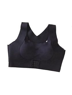 DESUPA Women Posture Corrector Front Closure Bras Fitness Vest Push Up Bra