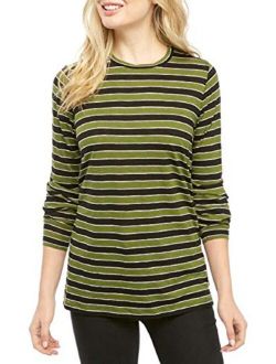 Womens Striped Oversized T-Shirt