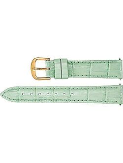 Ladies Regular Leather Alligator Grain Padded Watch Strap