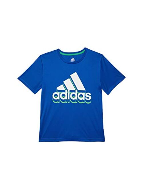 adidas Boy's Shadow Bos Poly Tee (Big Kids)