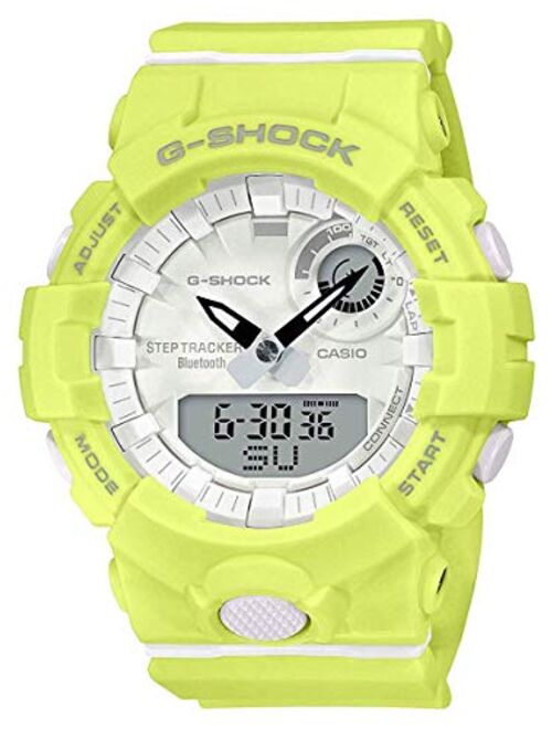 Casio G-Shock G-Squad Lime Green Bluetooth Midsize Womens Watch GMAB800-9A