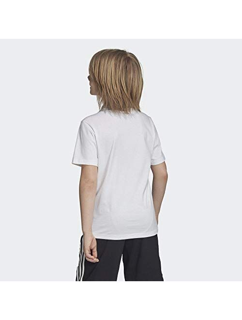 adidas Kids Young Boys Tshirt Essentials Linear Tee Training Modern