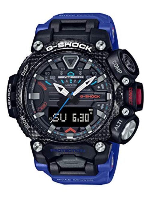 Casio G-Shock Men's GRB200-1A2 Gravity Master Watch, Blue, One Size