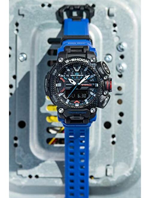 Casio G-Shock Men's GRB200-1A2 Gravity Master Watch, Blue, One Size