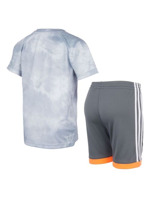 Adidas Toddler Boys 2 Piece Printed Shorts Set