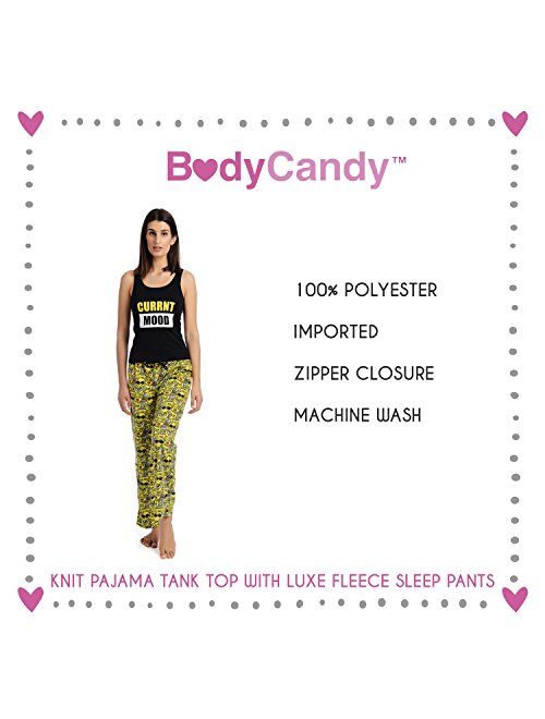 Body Candy Women's Pajama Tank Top with Pajamas Striped lounge Pants Sets