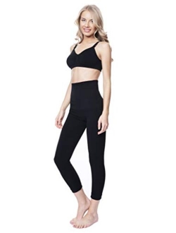 MOTHERS ESSENTIALS High Waist Postpartum Tummy Compression Control Slimming Leggings