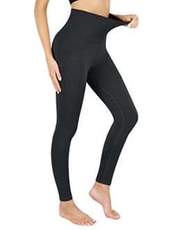 CUGOAO High Waisted Compression Leggings for Women, Thick Seamless Leggings Tummy Control Postpartum Slimming Leggings