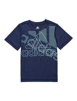 Navy Double Logo Tee - Boys