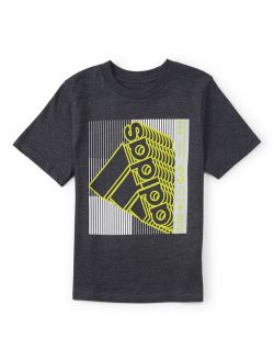 Black Echo Logo Tee - Boys