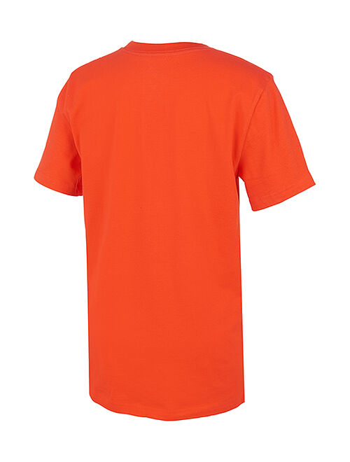 Adidas Orange-Red Sport Sketch Logo Tee - Boys