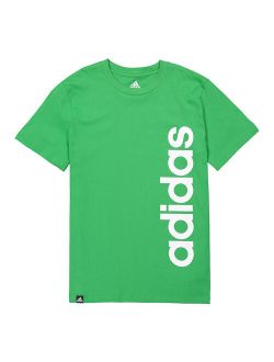 Vivid Green Linear Logo Tee - Boys