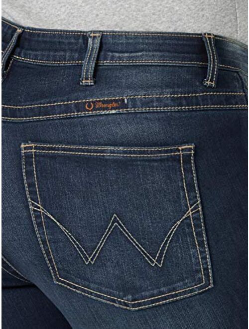 Wrangler Women's Plus Size Q-Baby Mid Rise Boot Cut Ultimate Riding Jean